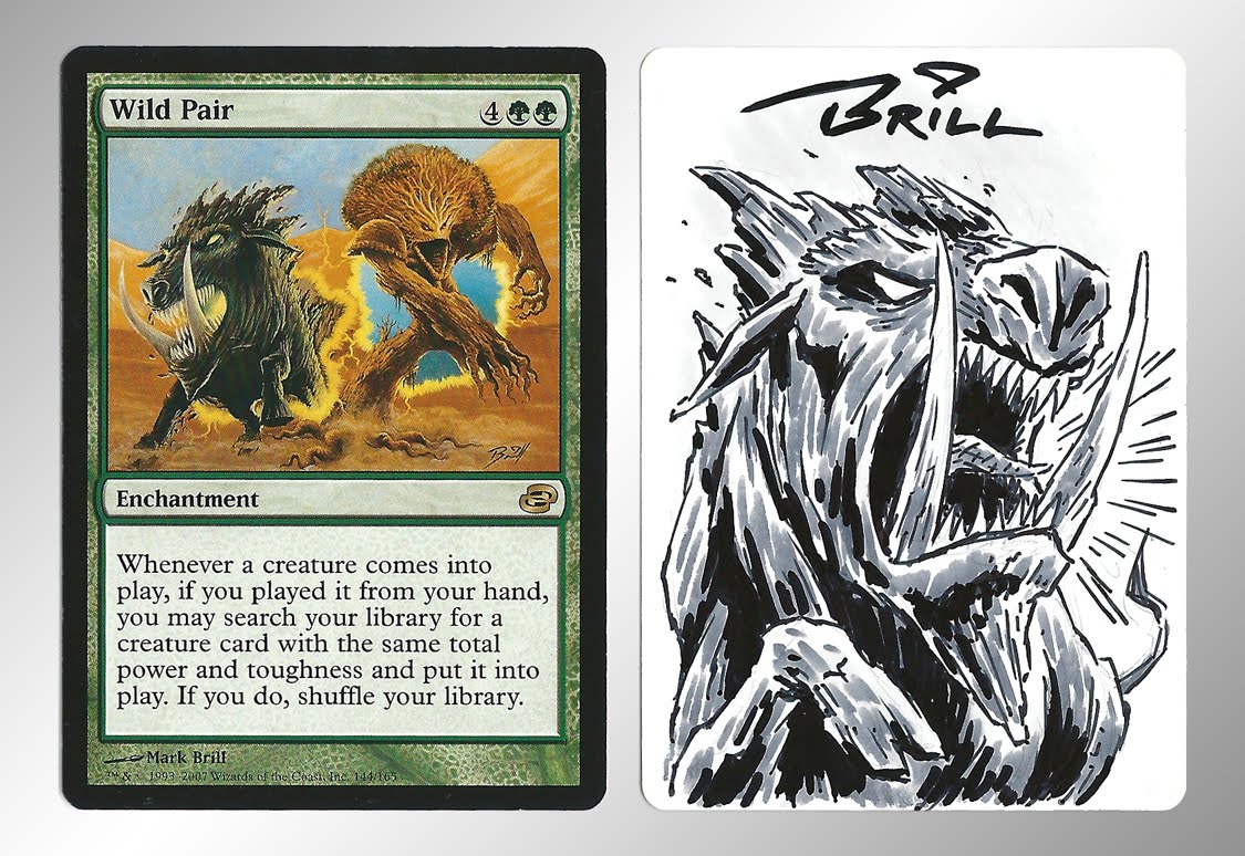 MTG Green Cards http://brillustrator.blogspot.com/2011/06/wild-cardits ...