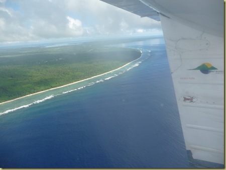 Leaving east coat of Tongatapu for Eua