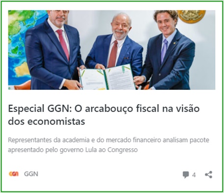 www.seuguara.com.br/Arcabouço fiscal/economistas/