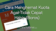 Kuota Internet Cepat Habis? Ini dia Cara Menghemat Paket Data Seluler