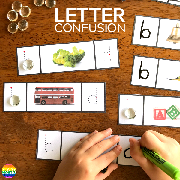 how to help with letter confusion you clever monkey