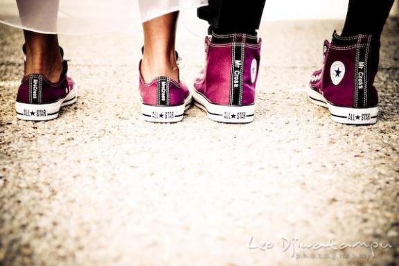 fuchsia wedding decor