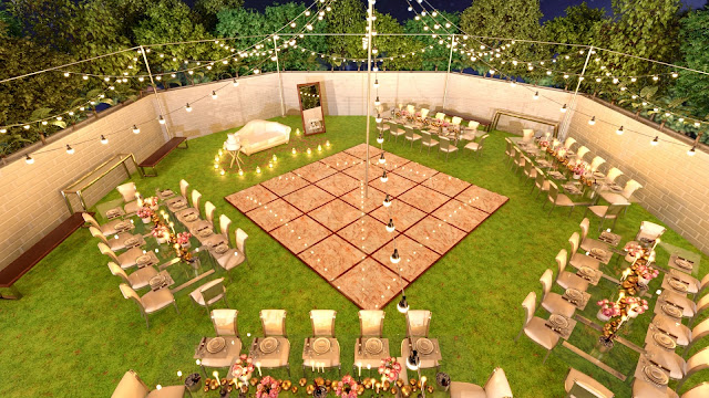 Transform Your Special Day with a Stunning Outdoor Wedding Setup from Daz Studio