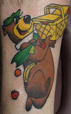 Yogi Bear Zé Colméia Tattoo