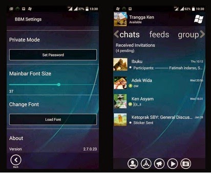 BBM Mod v2.7.0.23 Apk