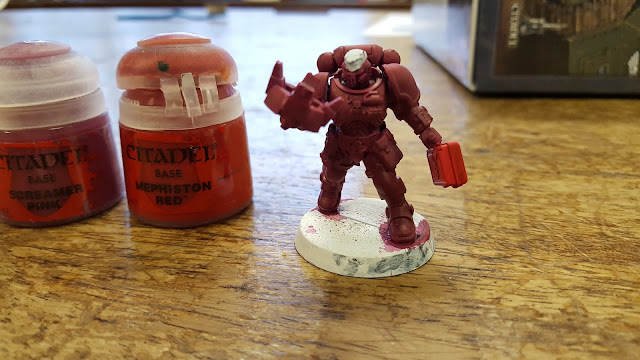 space marine reiver primaris valentine's day pink flower holder