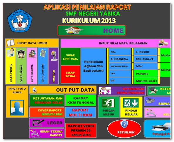Download Aplikasi Raport SMP Kurikkulum 2013 [K13] Gratis