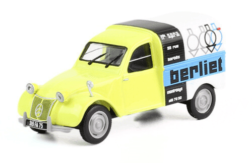 collection berliet 1:43, citroen 2cv fourgonnette 1:43 berliet