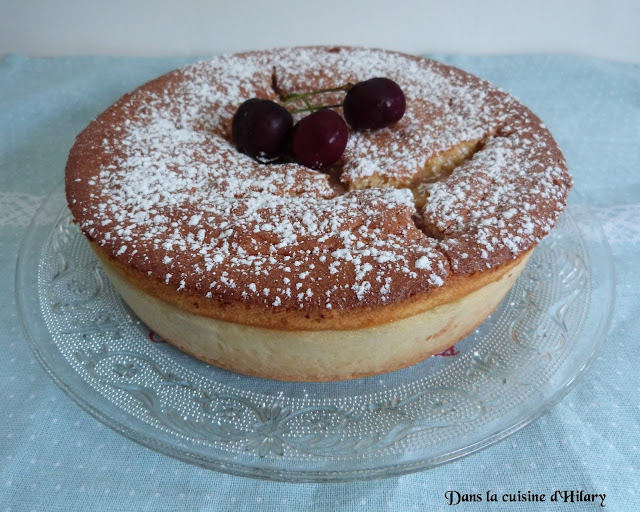 Gâteau magique aux cerises