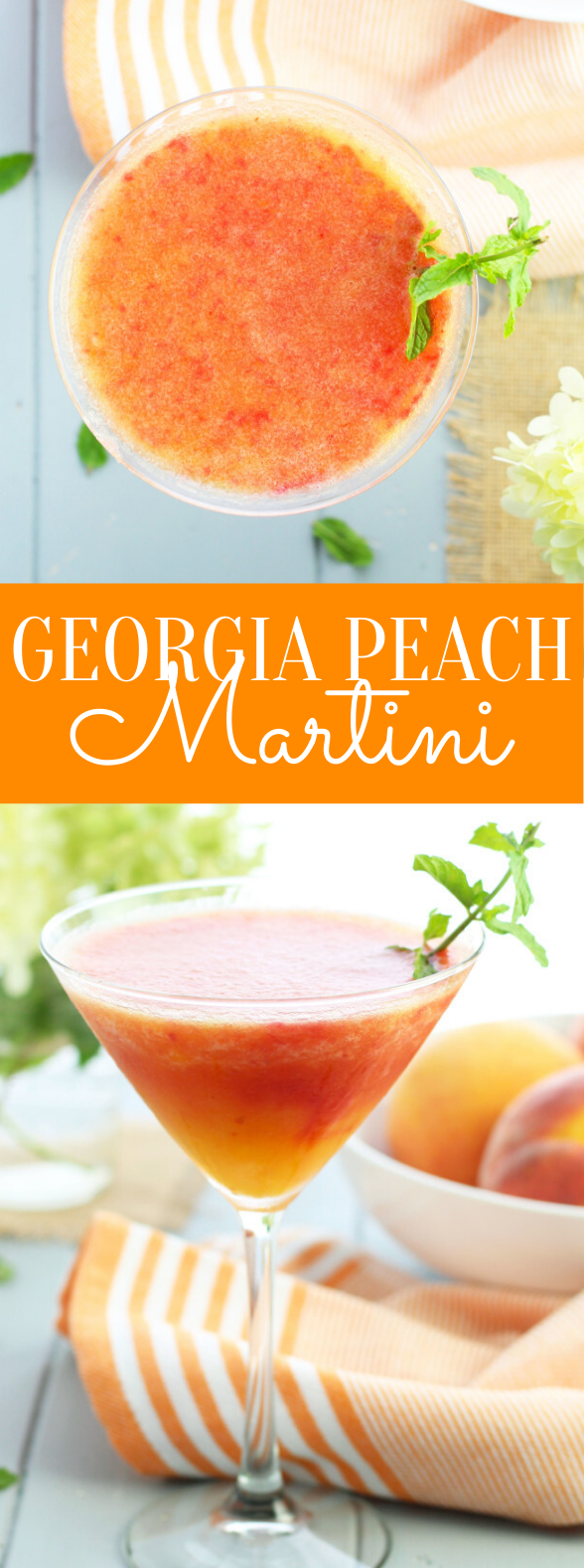 GEORGIA PEACH MARTINI #drinks #vodka