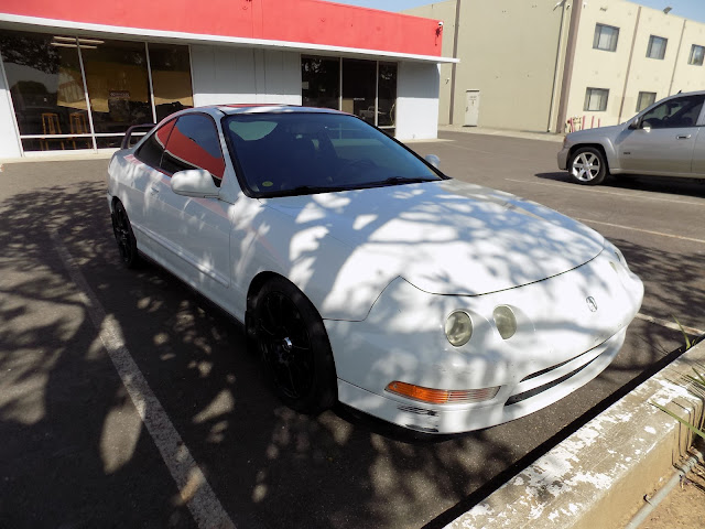 1997 Acura Integra- Before work done at Almost Everything Autobody