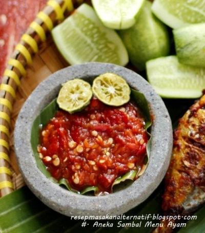 Aneka Resep Sambal Enak Pedas Ayam Goreng/Bakar | Resep Masakan Indonesia Praktis