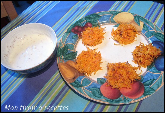 galettes de carottes