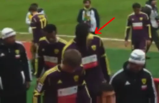 A banana thrown at Anzhi Makhachkala defender Chris Samba