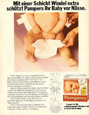 Pamper ads 1977 1978 1979