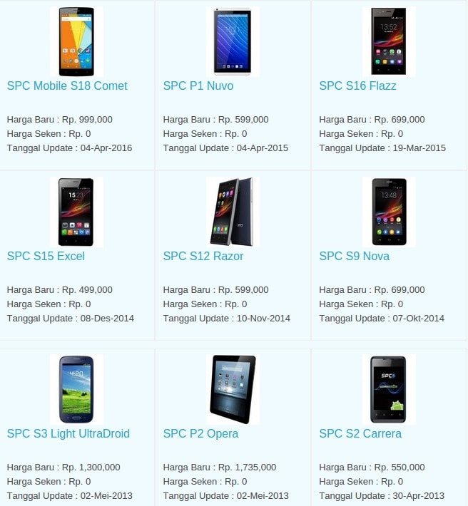 Harga Hp Terbaru SPC Agustus 2017 Harga Hp Terbaru SPC Agustus 2017