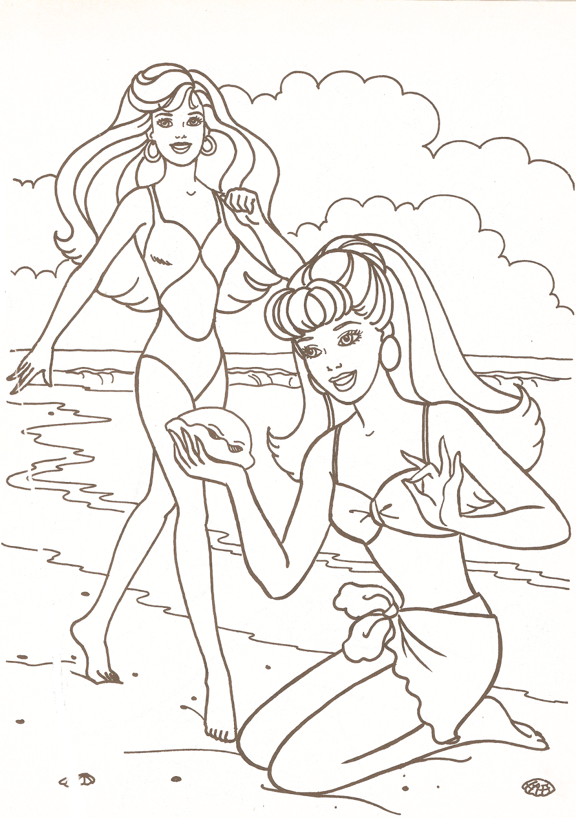 Barbie Coloring Pages 2