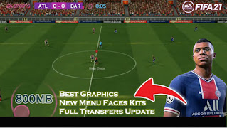 Download FIFA 21 MOD FIFA 14 Android Best Graphics New Menu Faces Kits & Full Transfers Update