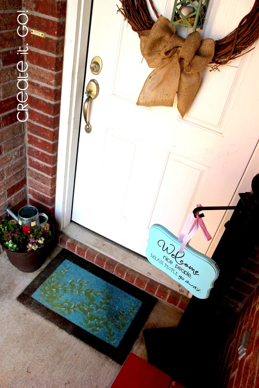 Silhouette Cameo, Silhouette Studio, custom door mat, door mat, DIY, do it yourself