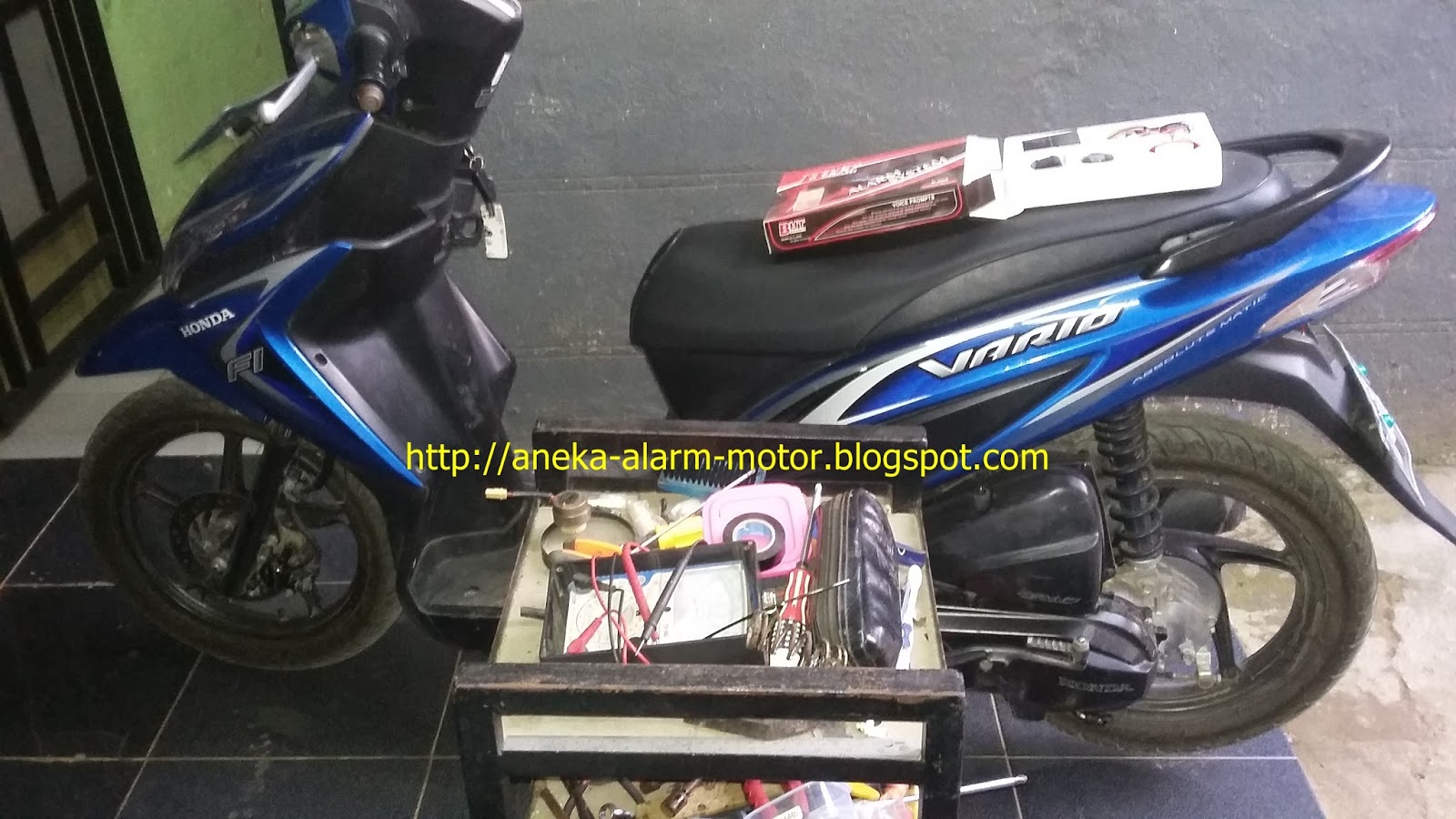 Aneka Alarm Motor Cara Pasang Alarm Motor Remote Pada Honda Vario