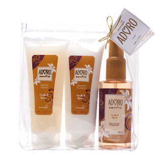 Conjunto Adoro by Aromagia - Adoro Amar, Adoro Sentir, Adoro Curtir e Adoro Viver, experimente a sensação que mais gosta. Sabonete Cremoso, Hidratante Pós-Banho e Deo-colônia de forte fixação. http://www.aromagia.com.br