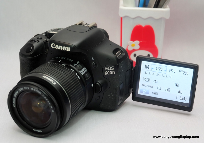 Jual Kamera DSLR Canon Eos 600D (Fulset) Second 