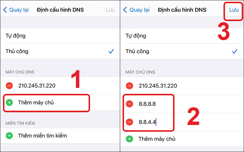 Định cấu hình DNS