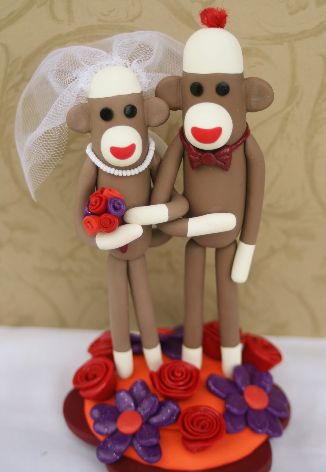 Autumn Sock Monkey Wedding