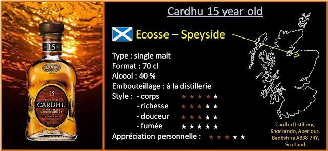 Cardhu 15 Years Old