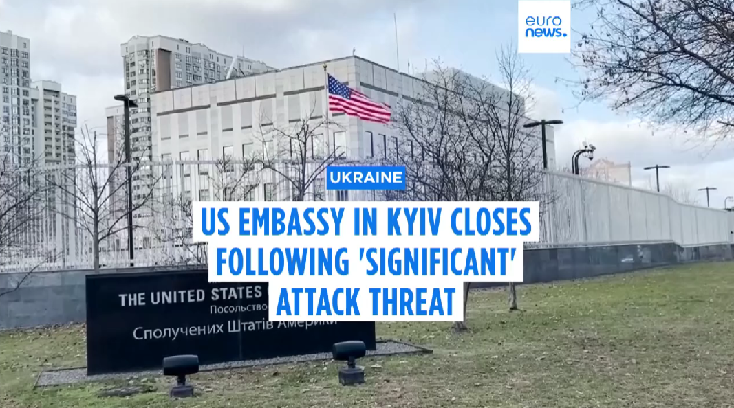 US embassy in Kyiv shutters after 'significant' air attack threat!