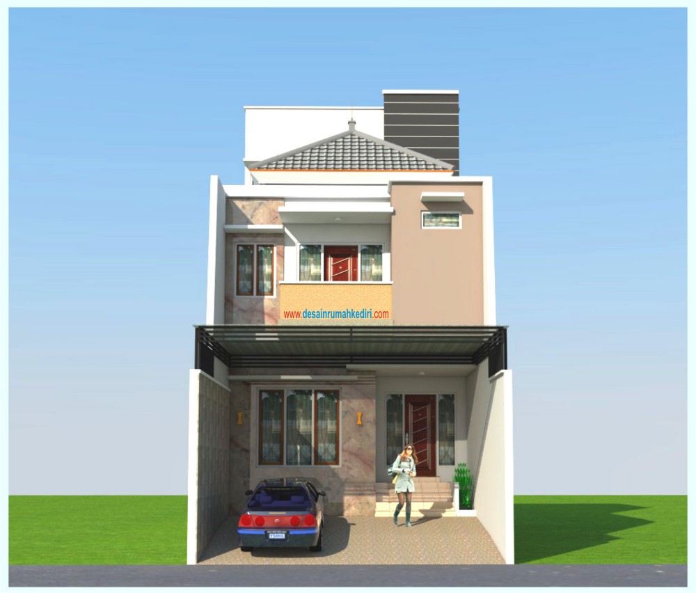 LT3 01 Rumah Minimalis Modern 3 Lantai Ibu Indah Jakarta Jasa Desain Rumah Terpercaya