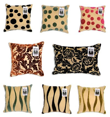 jeff banks wallpaper. cushions from Jeff Banks