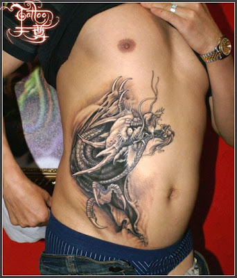 Chinese dragon tattoo