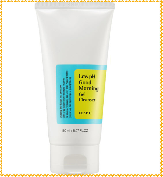 COSRX Low pH Good Morning Gel Cleanser COSRX Low pH Facial Good Morning Gel Cleanser always accompanies me to start the first steps of facial care. This face wash has a low pH which aims to keep the skin moisturized so that after washing my face, my face won't feel dry. The gel texture of this product is very light, used by all skin types including acne prone skin.  In addition, this product is also able to clean up the pores of the face without feeling sore. I like this face wash because it doesn't make my sensitive face feel sore and red after washing my face. The oil on my face is reduced, and my face is not prone to acne. There is no brightening effect, this product is good enough to maintain the natural moisture of facial skin.  Even though the name contains the word "morning" it doesn't mean that this product can only be used in the morning, you know. You are free to wash your face anytime. I myself routinely do it twice a day, morning and evening.