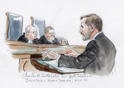 Supreme Court Sketch Artist Caught Clarence Thomas Sleeping 