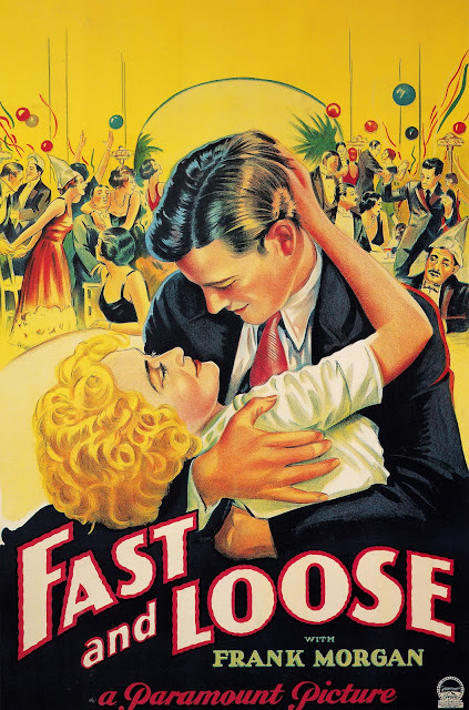 FAST AND LOOSE. Estados Unidos. Cartel: 69 x 104 cms. Fast and Loose. 1930. Estados Unidos. Dirección: Fred C. Newmeyer. Reparto: Miriam Hopkins, Carole Lombard, Frank Morgan, Charles Starrett, Henry Wadsworth.