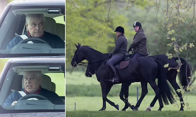 Prince Andrew Marks King Charles' Return to Public Duties with Horse Ride