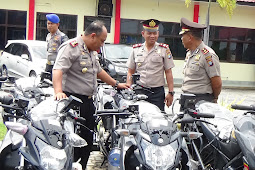 Polres Karimun Serahkan 22 Unit Sepeda  Motor Keseluruh Polsek