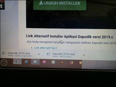 Setelah di rilis beberapa hari yang kemudian versi dapodik  8 MASALAH UMUM DAPODIK 2019.C BESERTA SOLUSINYA