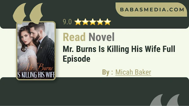 Cover Mr. Burns Is Killing His Wife Novel By Micah Baker