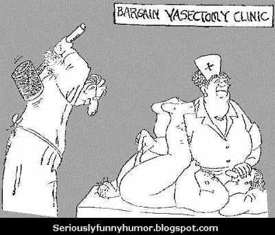 Bargain Vasectomy Clinic - Funny Smashing Balls with a Hammer Picture 