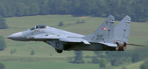 caza ruso mig 29