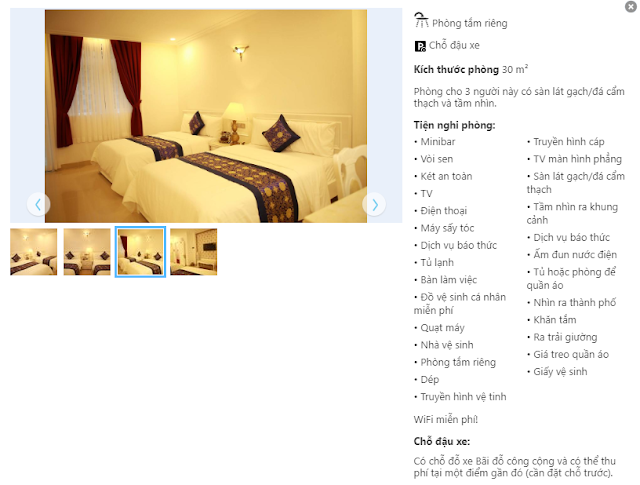 Phòng Deluxe 3 Người - Khách Sạn Đà Lạt 2 Sao Giá Rẻ TULIP HOTEL 3-1a