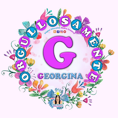 Nombre Georgina - Carteles para mujeres - Día de la mujer