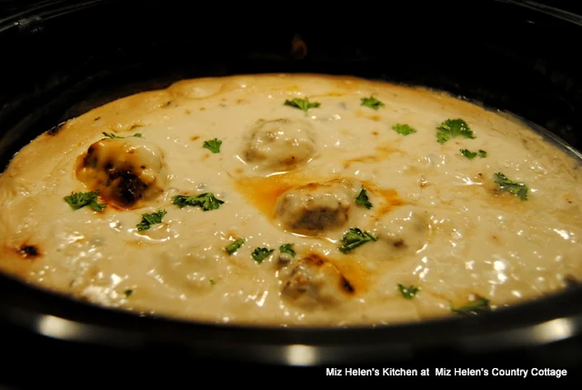 Slow Cooker Swedish Meatballs and Sauce at Miz Helen's Country Cottage