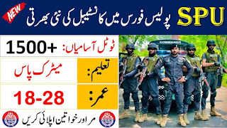 SPU Sindh Police Jobs 2023 Online Apply - STS Sindh Police Jobs