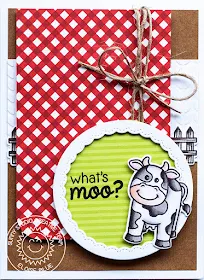 Sunny Studio Stamps: Barnyard Buddies Card by Eloise Blue