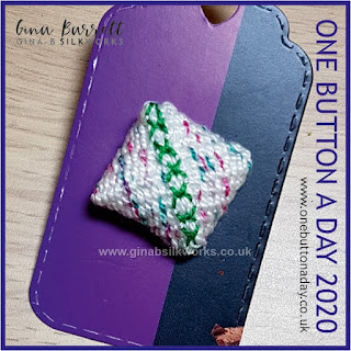 One Button a Day 2020 by Gina Barrett - Day 78: Pillow