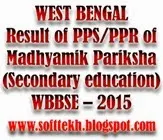 WBBSE- Madhyamik Pariksha Annual Exam Result-2015