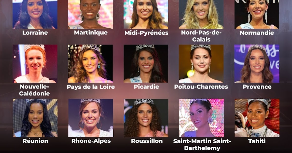 Miss France 2023 Meet the Contestants
